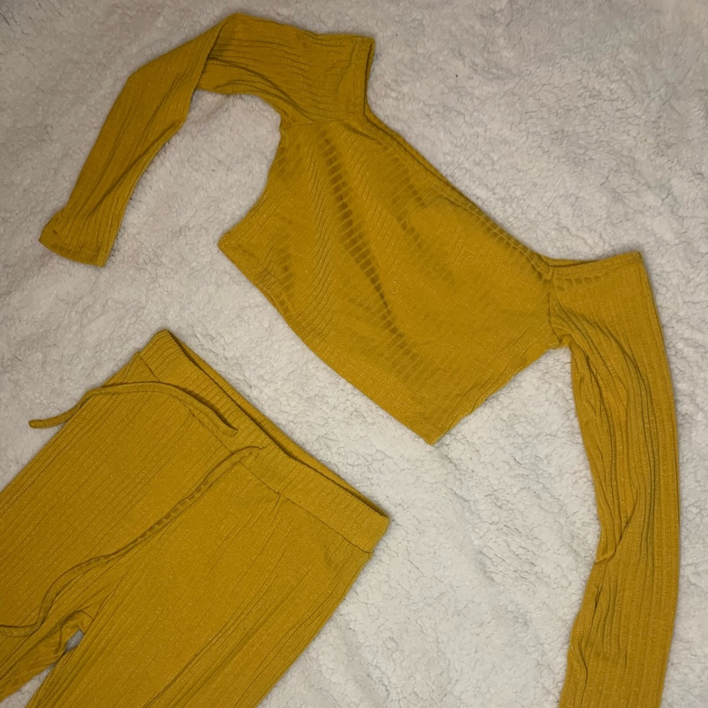 Yellow two piece